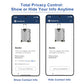 4 Pack Smart QR Code Luggage Tags (4 Count)