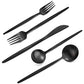 Matte Black Silverware Set (12 Count)
