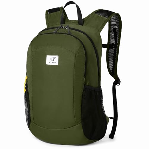 Hiking Backpack Ultralight Packable RFID Travel Daypack Small Nylon Stuff Pack 16L Outdoor Bag for Women Men