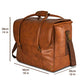 6 Wine Bottles Carrier Leather Bag