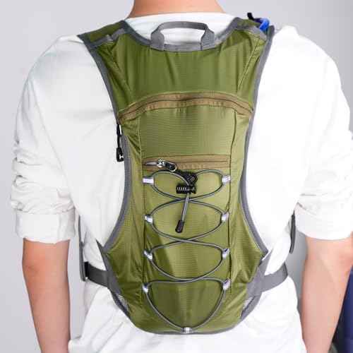 Hydration Pack Backpack with 70 oz 2L Water Bladder for Running