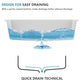 30"x18" White Undermount Kitchen Sink