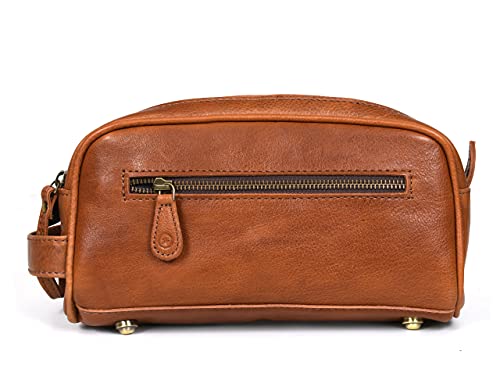 Leather Toiletry Bag for Men