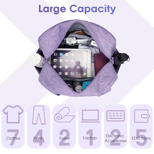 18" Carry on Bag with Laptop Compartment 14 Inch Travel Duffel Bag for Spirit Airlines Personal Item Bag Overnight Weekender Bag with Wet Pocket for Women and Men