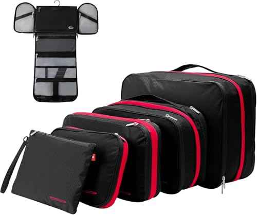 BeeNesting Waterproof Compression Packing Cubes 5 (6 Count)
