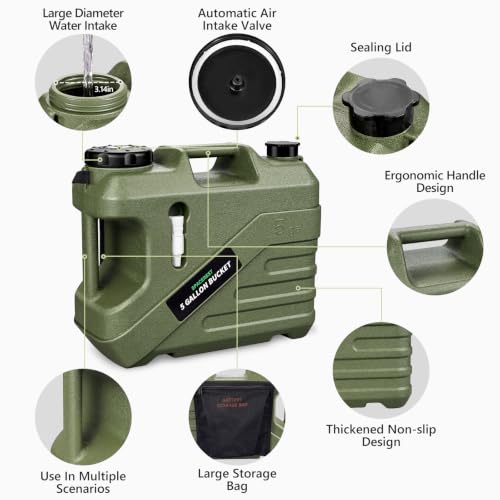 Portable Camping Shower with 5