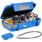 Portable Safe Lock Box with Combination Lock Mini Beach Travel Safe Waterproof Small Lockable Box with Removable Wire Rope Combination Safe Box for Dorm
