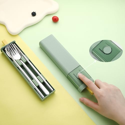 Travel Utensils with Case (4 Count)