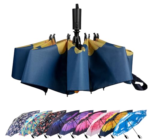 Umbrella Compact Inverted Folding Umbrellas Auto Open Auto Close