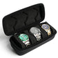 3 slots watch travel case roll