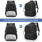 50L Laptop Lunch Backpack for Men with Lunch Compartment and USB Port