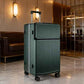 Super Large Aluminum Frame Zipperless Checked Luggage Front Pocket