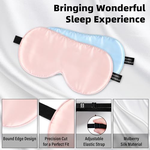 Silk Sleep Eye Mask for Kids (2 Count)