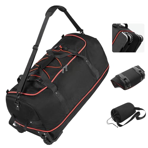 Wheeled Collapsible Duffel Bag 110L