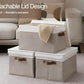 Fabric Storage Bins with Lids (3 Count)
