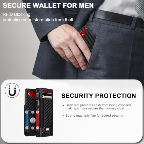 Wallet for Men Wallet with Slim Pop Up Card Holder 9