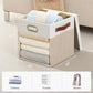 13x13 Inch Ultra Thick Fabric Storage Bins with Lids & Windows (3 Count)
