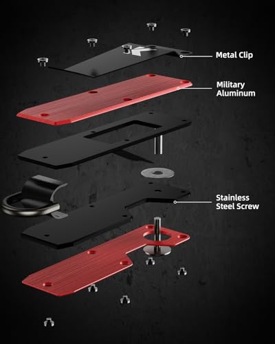 Key Organizer for Men Compact Key Holder Minimalist Key Case Metal Key Chain Key Holder for Keychain Secures 2