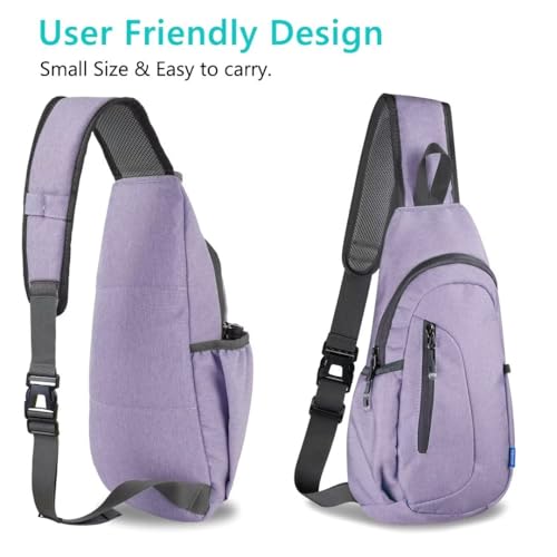 Small Sling Bag Lightweight Crossbody Bag for Women Men Hiking Backpack Travel Shoulder Bags Chest Daypack for Gym Work Casual Cycling Sports Z1