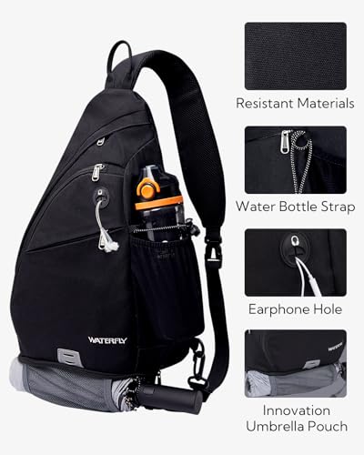 Large Sling Bag Crossbody Backpack Chest Pack for Men Women