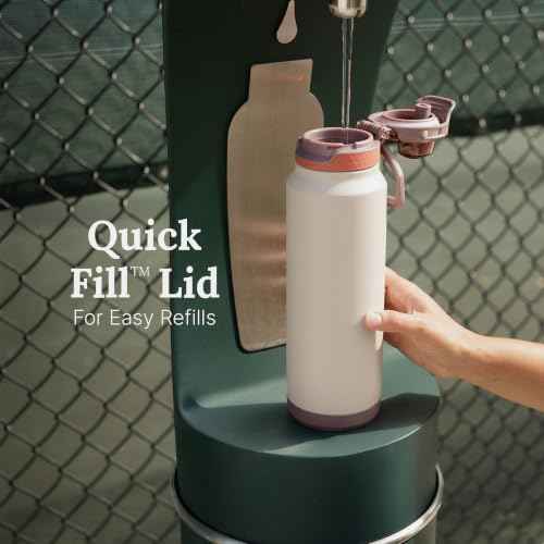 Powerfill Pro 32oz Stainless Steel Sip or Chug Water Bottle