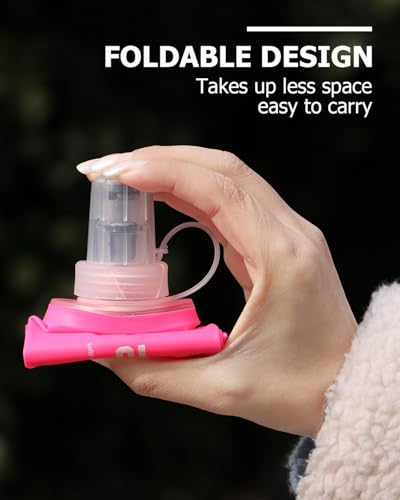 TPU Soft Flask Lightweight Portable Reusable Water Bottle (2 Count)
