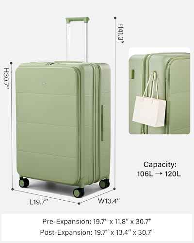 Expandable Large Checked Luggage