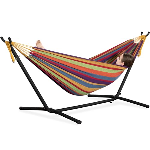 Double Hammock with Stand for Outside