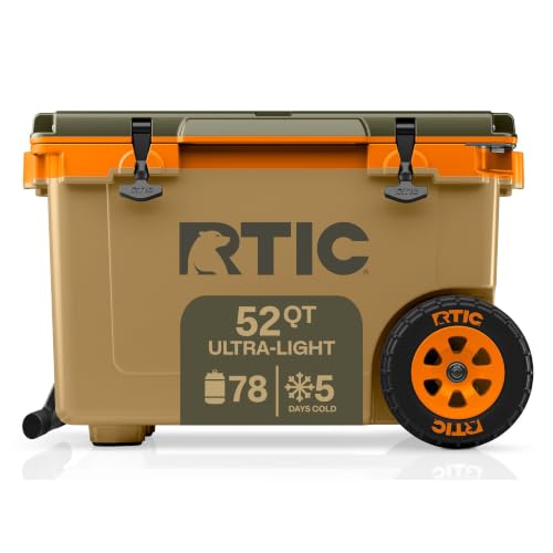 52 QT Ultra Light Wheeled Hard Cooler