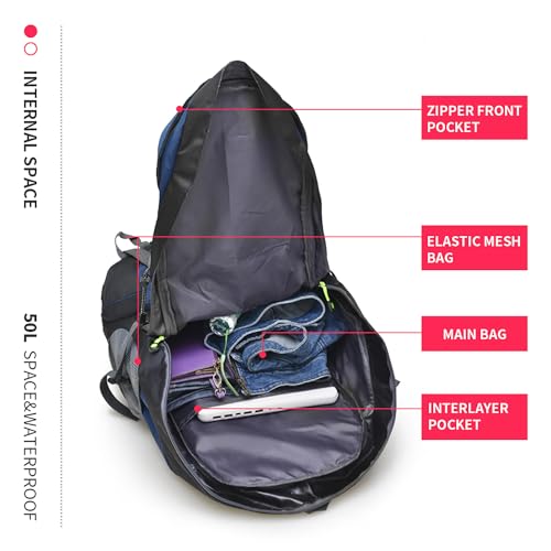 50L Hiking Backpack
