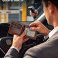 Mens Wallet Rfid Blocking Leather Wallet for Men Bifold Wallets with 1 ID Window 16 Card Slot Brick Red