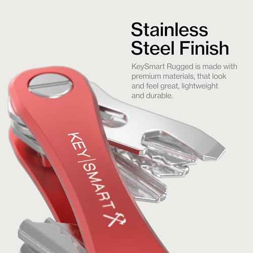 KeySmart Rugged Keychain Multitool Key Holder (2 Count)