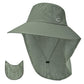 Sun Hat for Men Women with Neck Flap