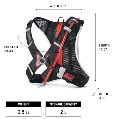Race 2.0 Ultra Lightweight Hydration Backpack with 2.0L