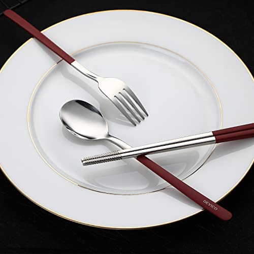 Travel Utensils with Case (4 Count)