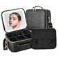 Travel Makeup Bag with LED Mirror