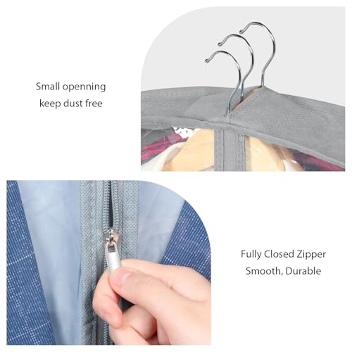 Suit Bags for Closet Storage Clear Mink Coat Storage Bag 40 in
