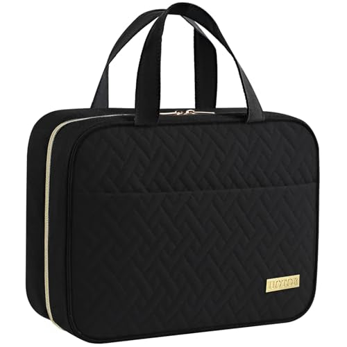 Hanging Travel Toiletry Bag Women Men Essentials Black