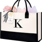 Initial Tote Bag