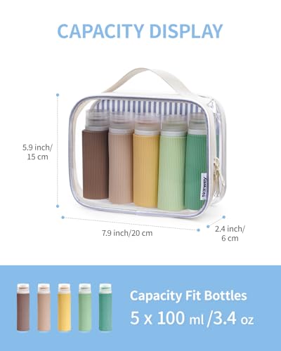 TSA Approved Clear Toiletry Bag for Travel