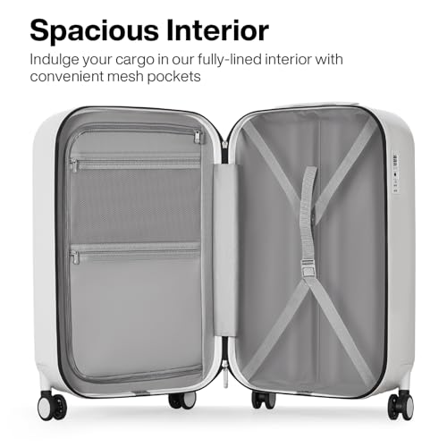 20 Inch Carry On Luggage PC Hardside Suitcases with Wheels & TSA for Travel Woman Men