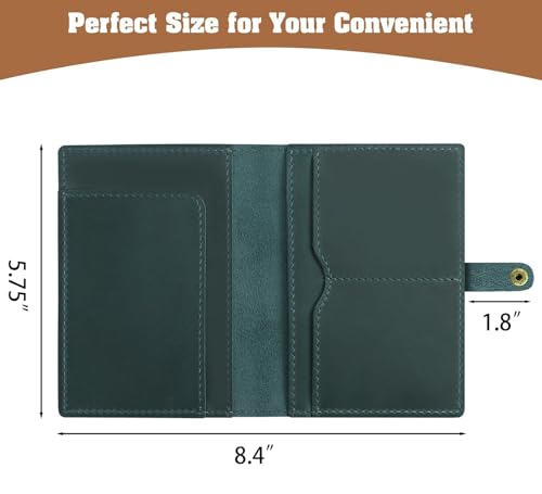 Genuine Leather Passport Holder For Travel