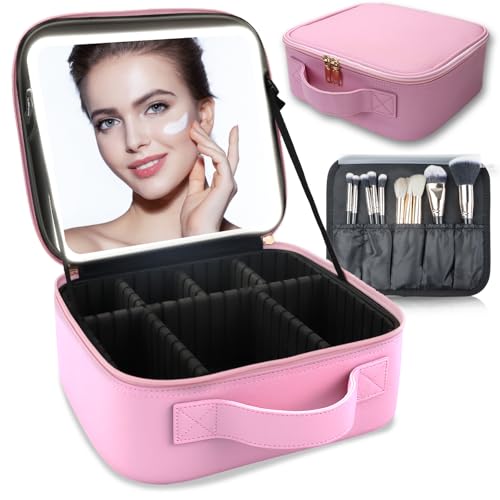 Makeup Bag with Led Mirror