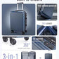 3 Piece Luggage Sets With Spinner Wheels Hardshell TSA Lock