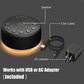 Sound Machine Easysleep White Noise Machine with 25 Soothing Sounds and Night Lights with Memory Function 32 Levels of Volume and 5 Sleep Timer Powered by AC or USB for Sleeping Relaxation