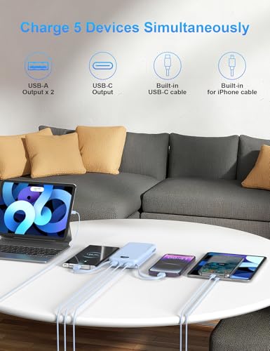 Portable Charger Power Bank 10000mAh PD20W w