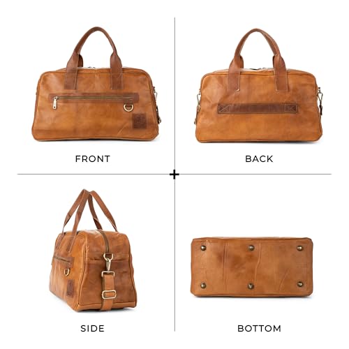 Vintage Genuine Leather Duffle Bag Austin M for Travel or the Gym