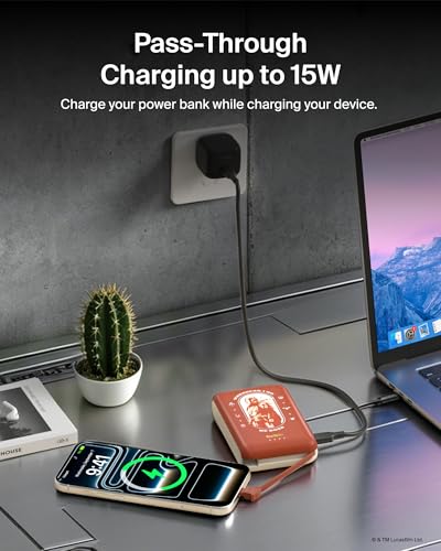 Disney Mandalorian and Grogu 10000mAh 20W USB C Power Bank Charger