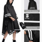 Adult Rain Poncho Waterproof Hooded Raincoat Lightweight Packable