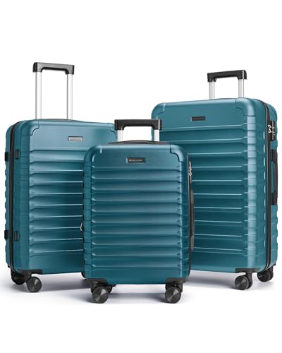 Luggage Sets 3 Pcs Suitcase with Wheels (3 Count)